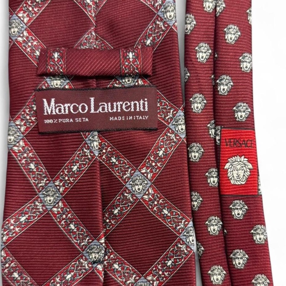 Vintage Versace by Marco Laurenti Silk Necktie